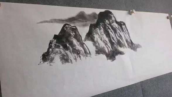 跟我一起画河山,我画教你画,