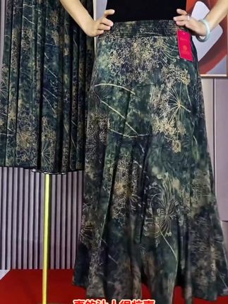 高贵上档次半裙洋气碎花半身裙半身裙女款爆款2025新款女装半身裙