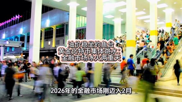 油价稳坐钓鱼台,黄金比特币集体跳水:金融市场冰火两重天 #石油 #黄金 #金融