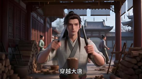 穿越大唐:御膳房摸鱼 #动漫