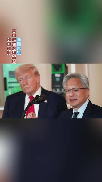 断臂求生美国放开对华芯片出口限制