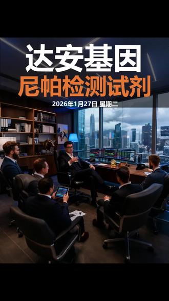 达安基因,尼帕检测试剂产品 #达安基因 #零距离看懂财经 #扶持新人计划 #股票知识 #随拍