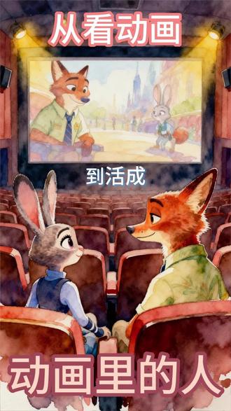 从看动画到活成动画里的人