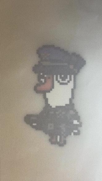 我是好带你什么身份 烫化了,丫头又从新拼的。#拼豆 #拼豆翻车 #染上拼豆 #鹅鸭杀 #小脑警长