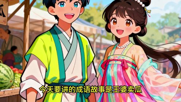 第310集《王婆卖瓜》 #热点#原创动画#儿童动画#国学文化#学习