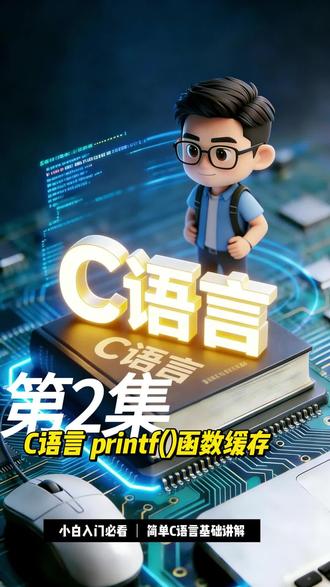 C语言printf()函数行缓冲 printf 存在行缓冲机制(有三类刷新方式):输出内容不会立刻打印到终端,而是先存入缓冲区,等到满足一定条件后才会刷新并显示。#科技科普 #编程 #算法 #计算机