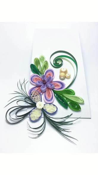 小小纸条折出立体花