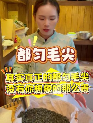 不好喝不要钱!来我们茶农这里买正宗都匀毛尖茶才99元!