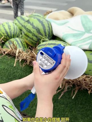 沙雨高清喇叭扩音器摆地摊宣传喊话器大功率充电录音叫卖器大音量