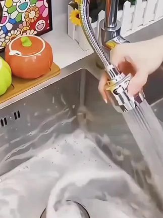 厨房水龙头防溅头新型增压洗菜盆花洒加长延伸器旋转通用万能节水#好物推荐 #厨房好物 #防溅水龙头