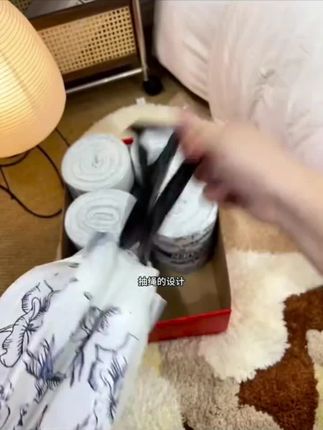 深蓝玫瑰-轻奢免撕垃圾袋抽取式加厚大号手提式塑料袋