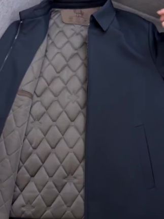 Romon/罗蒙夹克棉衣外套冬季中年男翻领商务休闲保暖棉服YY-M2588