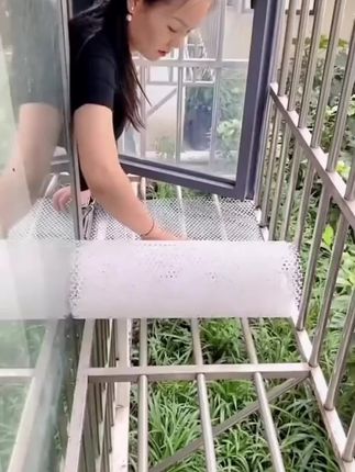 给阳台装上这个防护网 晾晒东西再也不怕掉落了#好物分享