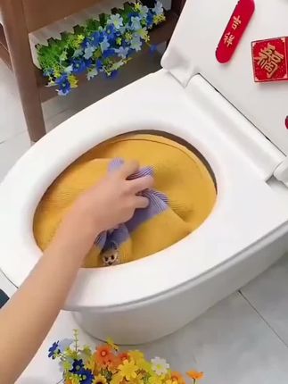 天冷了,家里有马桶的,一定要套一个这样的马桶垫,加厚提手款,柔软有弹性#马桶垫 #马桶圏 #美观实用