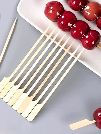 糖葫芦串签关东煮竹签子水果签叉子一次性制作材料工具全套烧烤串#签子#签子推荐 #一次性签子#烧烤签子#糖葫芦签子
