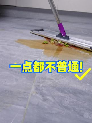 雪尼尔拖布免手洗拖把,吸水更强劲,拖地更轻松!