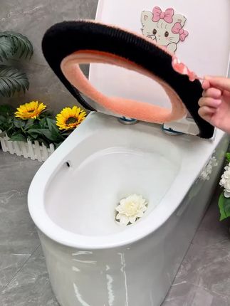 【拍一发三】加厚四季通用带提手马桶垫马桶套坐便套加绒坐便套垫