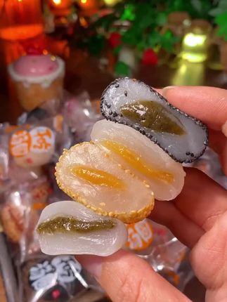 【开袋即食】干吃汤圆芝麻糯米糍粑夹心麻薯整箱大分量独立包装