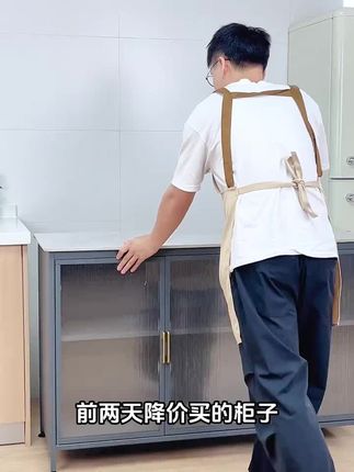 厨房置物柜,厨房浴室都能用!免打孔,不占空间,老婆直夸好!