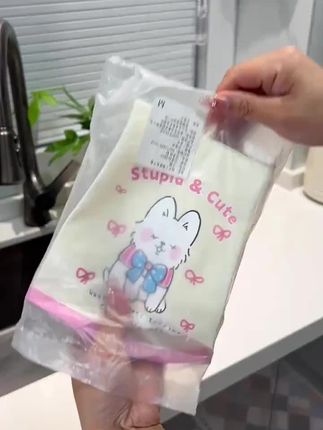 萌宠卡通家务手套厨房清洁洗碗手套冬季加厚加绒