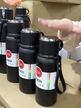 保温杯源头工厂 杯盖可以当杯子,弹跳开设计保温效果更好#保温杯 #保温壶