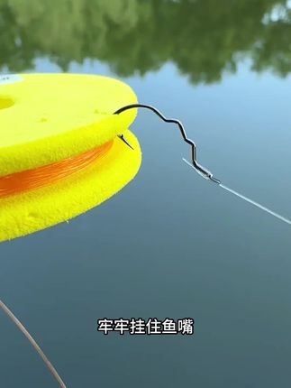 #翻转鱼钩 #自动刺鱼 #自动翻转鱼钩 #子线双钩 #鱼钩
