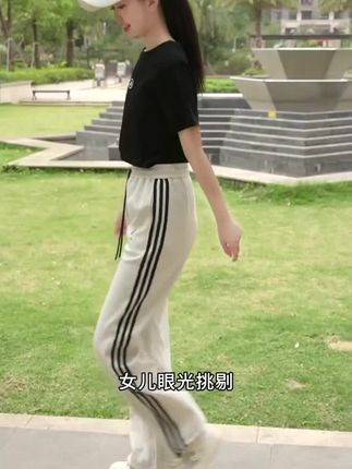 女童夏季套装,夏季宽松透气阔腿裤,穿起来舒服透气凉快,会给您的宝贝女儿准备一条吧