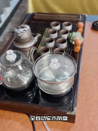 #今天你喝茶了吗 #分享我的泡茶日常 #茶室必备用品 一款可以把玩可以喝茶的茶盘