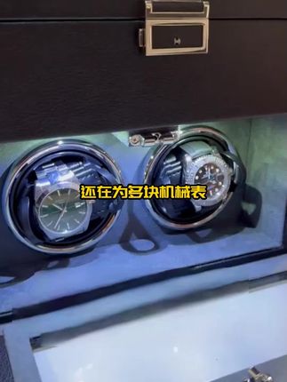 高档麂皮绒机械表全自动摇表器