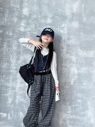 #女童装12岁至15岁 #女童装6-12岁 #女童装6到12岁潮款 #女童秋装 秋装不知道穿啥?这款解决女童秋装穿搭!